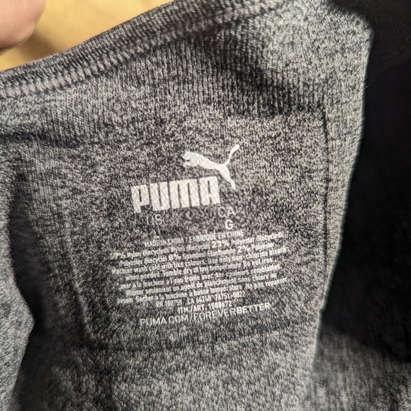 LG PUMA Sports Bra Grey - Picture 3 of 5